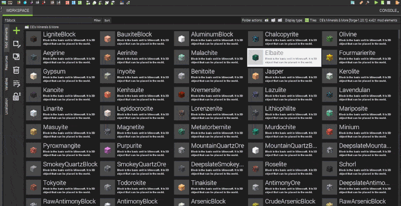 Finding by what mod elements is the selected mod element used using the new workspace element usages system in MCreator