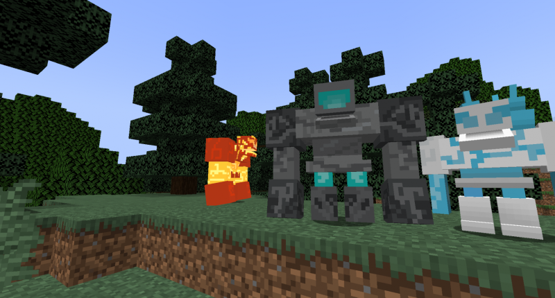 Mod has custom golems!