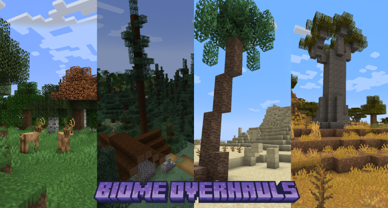 Biome overhauls!