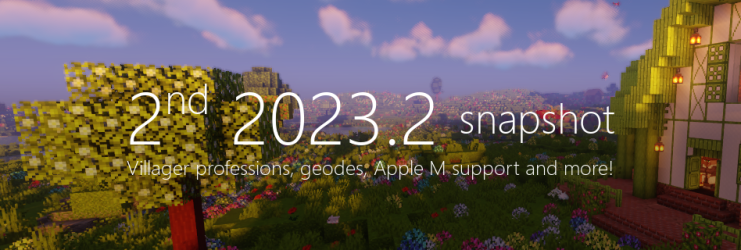 2nd 2023.2 snapshot - Villager professions, geodes, and more